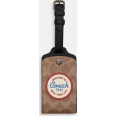 Travel Accessories on sale Coach Outlet Luggage Tag In Signature Canvas