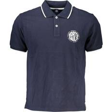 Blue Cotton Polo Shirt - Blå