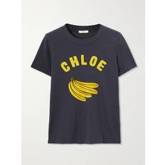 T-Shirts Chloe T-shirt Aus Baumwoll-jersey Mit Print - Blau