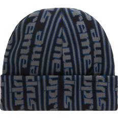 Supreme Men Accessories Supreme Vertical Logo Beanie - Black