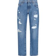 Dolce & Gabbana Distressed Jeans Herr Blå