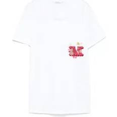 Max Mara Overdele Max Mara Nunzio T-Shirt Med Lomme - Hvid