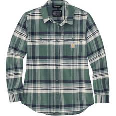 Tencel Tops Carhartt Tencel Fiber Series Relaxed-Fit Long Sleeve Flannel Shirt - Green