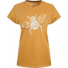 Weird Fish T-shirts Weird Fish Fern Bee Organic Cotton Front Print Graphic T-Shirt - Orange