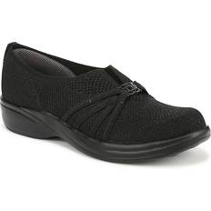 42 ⅓ - Damen Ballerinas Bzees Niche Slip On Shoes - Black Knit Fabric