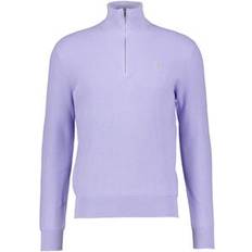 Polo Ralph Lauren Purple Jumpers Polo Ralph Lauren Pullover Men Half-Zips - Purple
