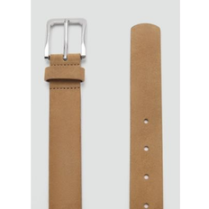 Beige Belts Mango Suede Leather Belt - Beige