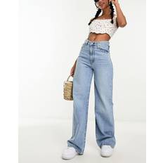 Abbigliamento Levi's Ribcage Wide Leg - Blu Chiaro