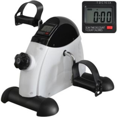 Simplie Fun Streamdale Furniture Home Rehabilitation Mini Exercise Bike with Electronic Display Black white (1 Count)