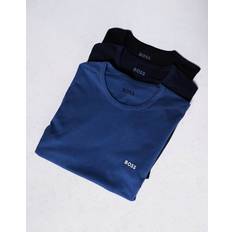 Quilted Tops BOSS Bodywear Classic 3 Pack Logo T-shirt - Black/Blue/Navy