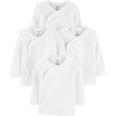 Carter's Side Snap Cotton T Shirts - White