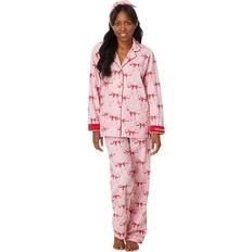 XS Pajamas PJ Salvage Women's Flannel Pajama Set - Candy Pink