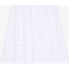 Givenchy Jupe Plissée Jacquard Monogramme - Blanc