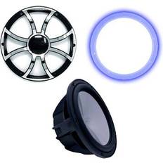 Boat & Car Speakers Wet Sounds Revo 10 Inch Black Sub Grill Inserts