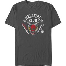 Fifth Sun Men's Stranger Things Hellfire Club Costume T-Shirt - Charcoal