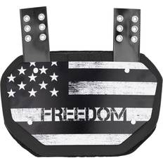 Football Sports Unlimited Freedom USA Flag Football Back Plate for Shoulder Pads Universal Fit Lower Back Pad Youth & Adult