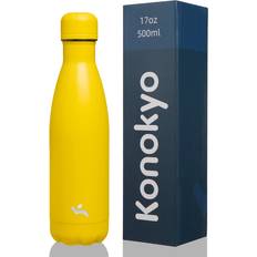 Yellow Water Canisters Kono kyo Insulated Water Bottles 17 oz