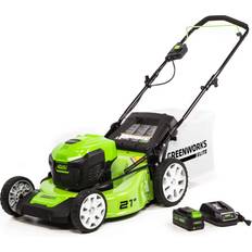 Greenworks 40V 21" Cordless Push Battery Powered Mower