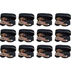 Amazon Basics 15-Feet Ratchet Tie Downs 12-Pack