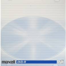 Optical Storage Maxell 638002 2 Hour Storage 16x Recording Speed Write Once Format DVD-R Compatible 4.7Gb DCD-R 10mm Jewel Case, 5 Pack