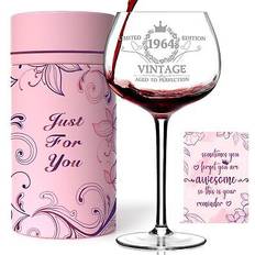 Purple Wine Glasses Gumry Vintage 1963 Engraved 60th Wine Glass