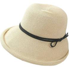 Polyamide - Women Hats Anvazise Women Sun Hat Short Brim - Solid Color