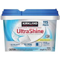 Kirkland Signature UltraShine Dishwasher Detergent Pacs 115 Ct