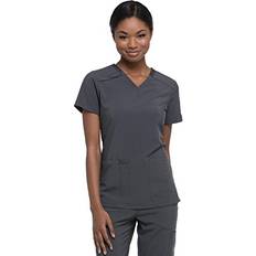 Dickies Work Tops Dickies EDS Essentials Women Scrubs Top - Pewter