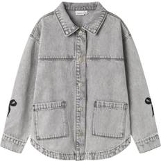 Name It Grå Jakker Name It Denim Jakke - Light Grey