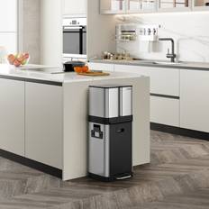 VonHaus Stainless Steel 32L Recycling Bin