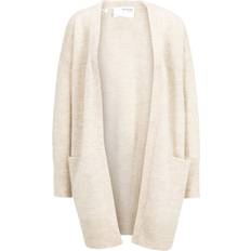Selected Femme Lulu Long Cardigan - Beige