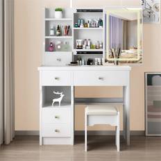 Dressing Tables on sale Perspections Mit Spiegel Und Hocker Schminktisch