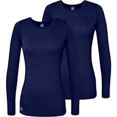 Adar Adar Long Sleeve Underscrub Tee - Navy