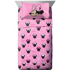 Jay Franco Disney Minnie Mouse Hearts N Love Twin Sheet Set