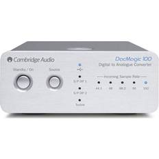 Silver D/A Converter (DAC) Cambridge Audio DacMagic 100 S PDIF Digital to Analog Converter