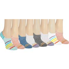 Saucony No Show Cushioned Invisible Liner Socks - Rainbow Assorted