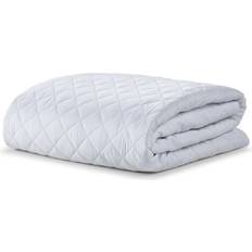 Classic Quilted Pad Twin Mattress Cover White (190.5x)