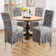 Loose Chair Covers Shein Milk Silk Print Skirt 1 pc Loose Chair Cover
