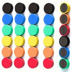 Paper Clips & Magnets Shein 10 Pcs Round Magnetic Push Pins
