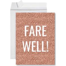 Rose Gold Cards & Invitations Andaz Press Big Jumbo Farewell Card 85 x 11 Inch