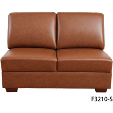 Sofas Hokku Designs Cow Top Leather Sectional 52.8 x 39 x 35.8 in Sofa