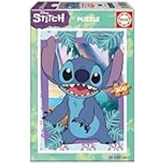 Educa Barnpussel med 300 Bitar Disney Stitch 40 x 28 cm