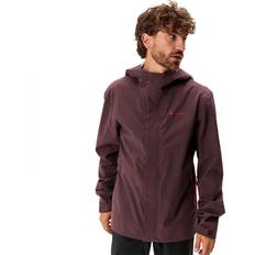 Bruin Regenkleding Vaude Yaras Rain II Vest - Aubergine