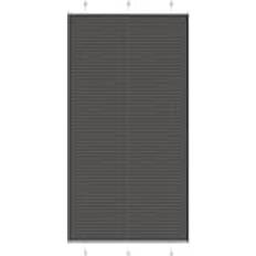 vidaXL Plisserad Persienn Svart 110x200 cm 110x200cm