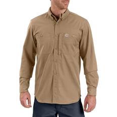 Workwear & Equipment Carhartt Big Tall Rugged Professional Long Sleeve Shirt - Dark Khaki