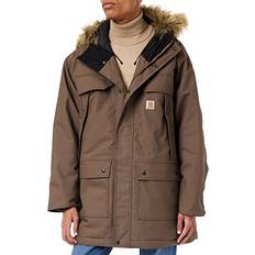 Carhartt Arbetsjackor Carhartt Quick Duck Sawtooth Parka - Mörkbrun Canyon