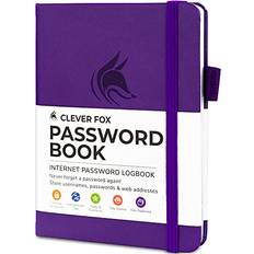 Clever Fox Password Book with Tabs