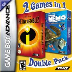 GameBoy Advance Games Finding Nemo Incredibles Double Pack Game Boy Advance