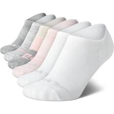 Reebok Women Socks Reebok Women's Lightweight No-Show Socks - Grey/White/Pink