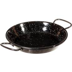 6-Inch Enameled Steel Paella Pan 15 cm